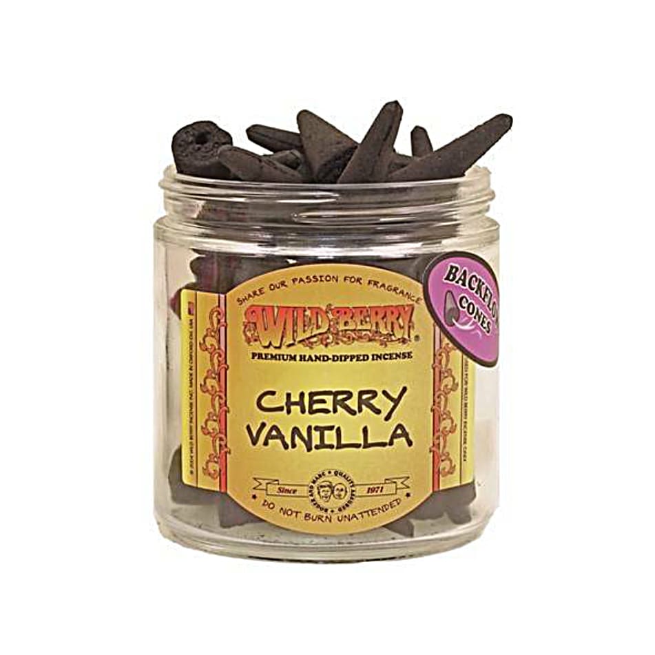 Wild Berry Back flow Incense Cones 25pk - Cherry Vanilla